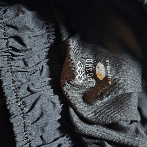 LEG3ND Black Athletic Shorts for Dynamic Performance - Picture 3 of 6